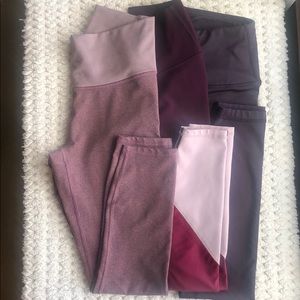 Fabletics and 90 Degrees leggings